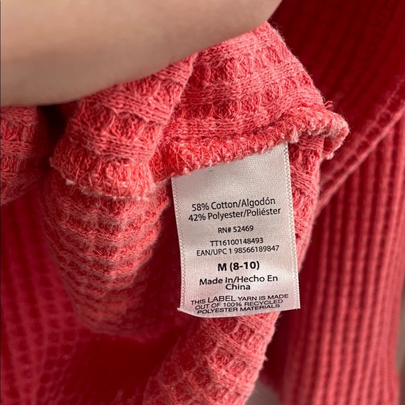 Time and Tru Coral Textured Jacket - Picture 3 of 5